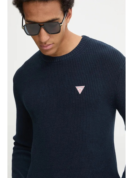 Guess Jeans Herren dunkelblauer Pullover z3hm1 Guess jeans