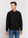 Guess Jeans Herren schwarzer bestickter Pullover Guess