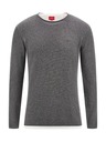 Guess Jeans Herren grauer Pullover Triangle Logo Guess jeans