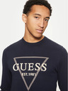 Guess Jeans Herren dunkelblauer Pullover Big Triangle Logo Guess jeans