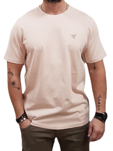 Guess Jeans Herren hellrosa T-Shirt Guess jeans