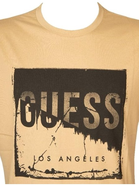 Guess Jeans Herren beiges T-Shirt c1c2 Guess jeans