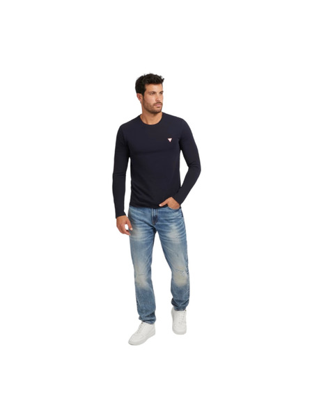 Guess Jeans Herren dunkelblau Langarm-T-Shirt Guess jeans
