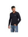 Guess Jeans Herren dunkelblau Langarm-T-Shirt Guess jeans
