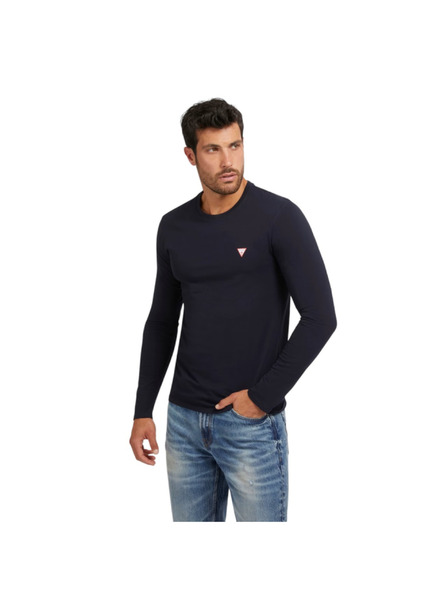 Guess Jeans Herren dunkelblau Langarm-T-Shirt Guess jeans