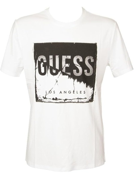 Guess Jeans Herren weißes T-Shirt g011 Guess jeans