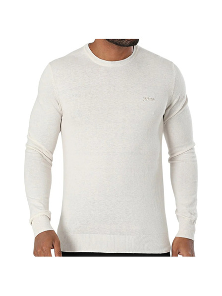 Guess Jeans Herren Weißes Signature T-Shirt von Guess Jeans