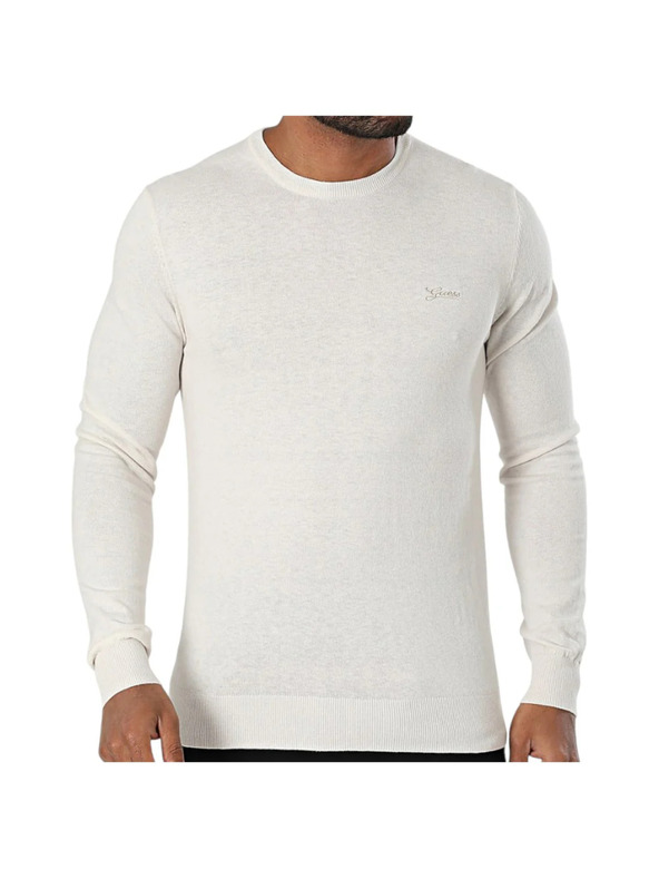 Guess Jeans Herren Weißes Signature T-Shirt von Guess Jeans