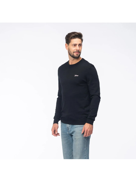 Guess Jeans Herren Schwarzes Signature T-Shirt von Guess Jeans