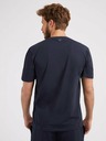 Guess Jeans Herren Marineblaues T-Shirt Blue Navy von Guess Jeans