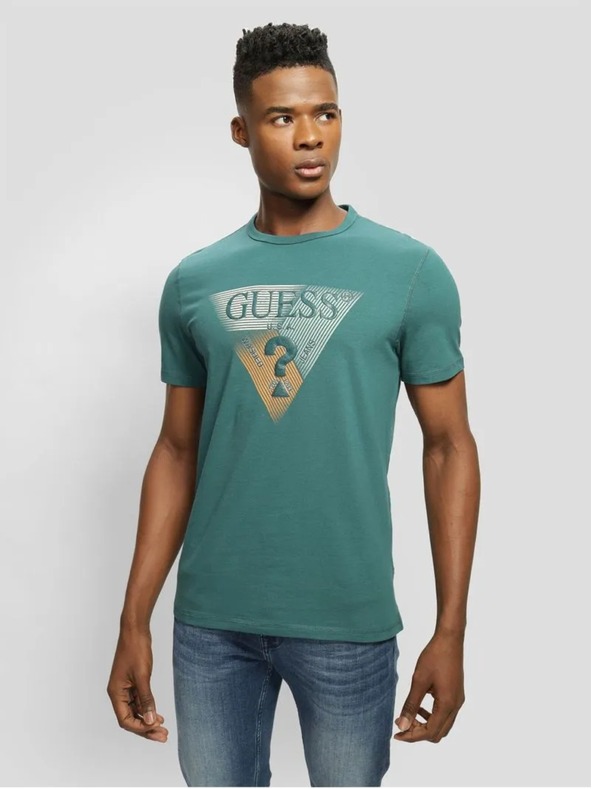 Guess Jeans Herren Grünes T-Shirt Playera von Guess Jeans