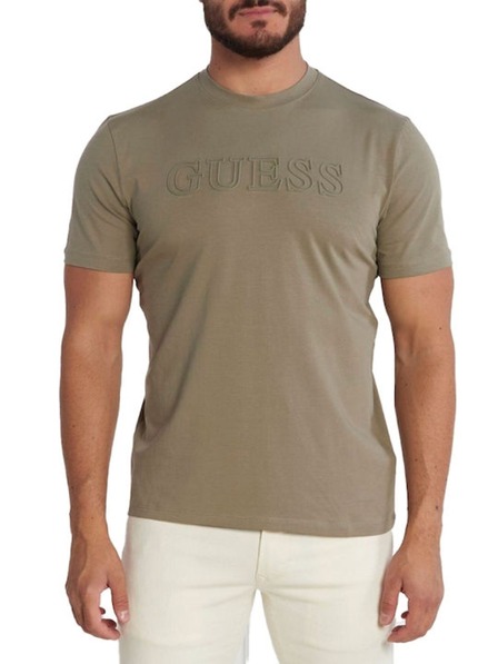 Guess Jeans Herren Grünes T-Shirt Alphy von Guess Jeans
