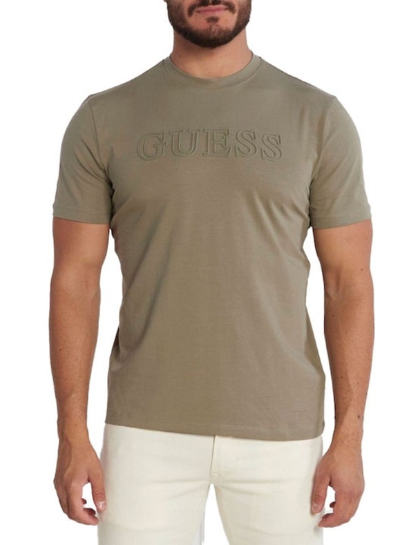 Guess Jeans Herren Grünes T-Shirt Alphy von Guess Jeans