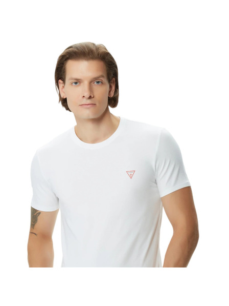Guess Jeans Herren Weißes Slim Fit T-Shirt G011 von Guess Jeans