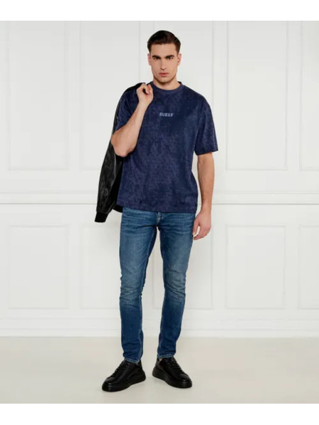 Guess Jeans Herren Blaues T-Shirt Gotam von Guess Jeans