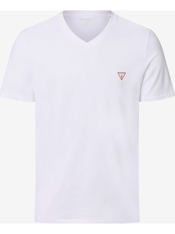 Guess Jeans Herren Weißes Slim Fit T-Shirt Guess Jeans T-Shirt G011 Pure White