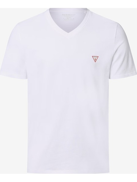 Guess Jeans Herren Weißes Slim Fit T-Shirt Guess Jeans T-Shirt G011 Pure White