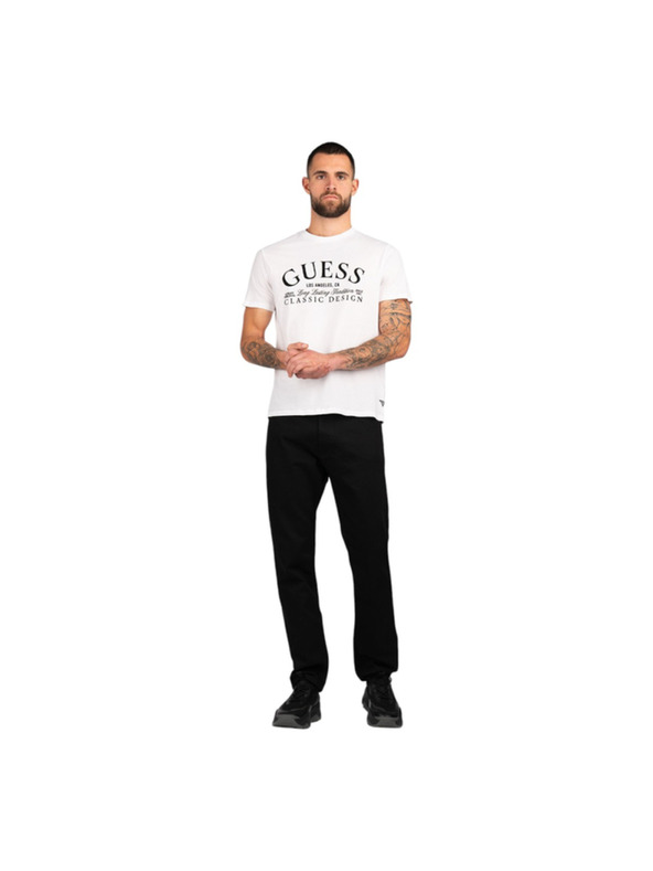 Guess Jeans Herren Weißes T-Shirt Classic White von Guess Jeans