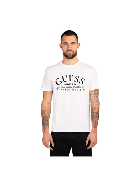 Guess Jeans Herren Weißes T-Shirt Classic White von Guess Jeans