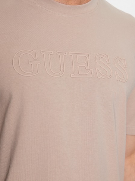 Guess Jeans Herren Beige T-Shirt von Guess Jeans