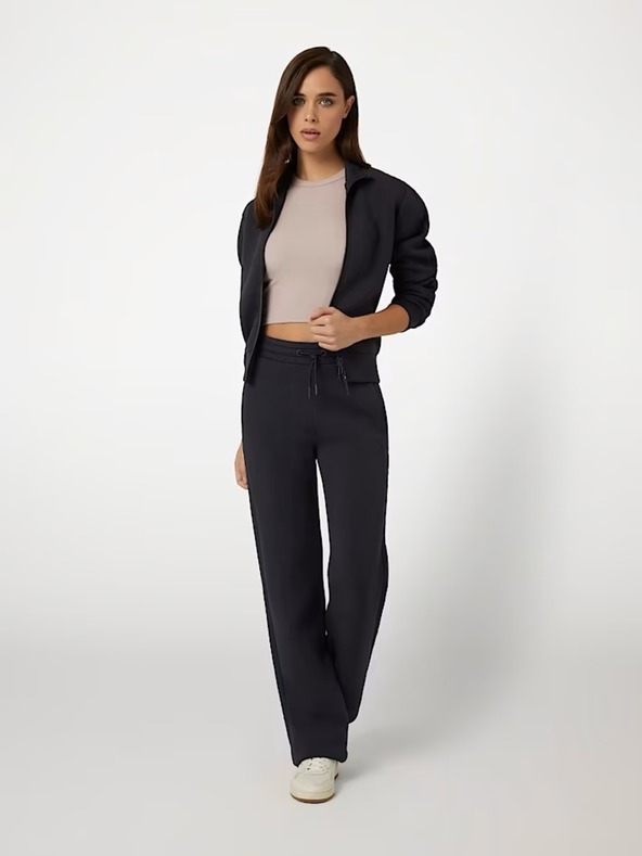 Guess Jeans Damen Dunkelblau Jogginghose mit Seitenlogo Guess Jeans