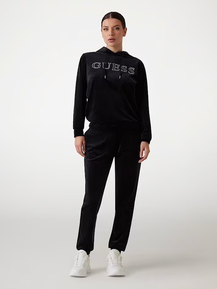 Guess Jeans Damen Schwarze Jogginghose jblk Guess Jeans