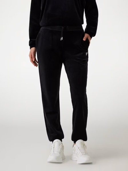 Guess Jeans Damen Schwarze Jogginghose jblk Guess Jeans