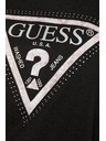 Guess Jeans Damen Schwarze Sweatjacke Python Big Triangle Logo Guess Jeans