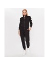 Guess Jeans Damen schwarze Jacke mit Seitenlogo Guess Jeans