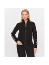 Guess Jeans Damen schwarze Jacke mit Seitenlogo Guess Jeans