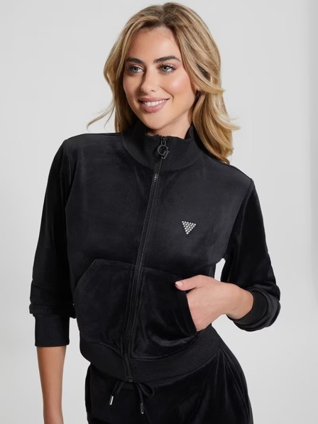 Guess Jeans Damen schwarze Jacke Coutore Guess Jeans