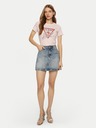 Guess Jeans Damen hellrosa T-Shirt Love Guess Jeans