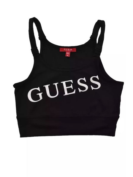 Guess Jeans Damen schwarzer BH ohne Polsterung Guess