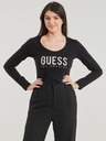 Guess Jeans Damen Schwarzes T-Shirt Python von Guess Jeans