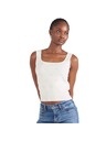 Guess Jeans Damen Weißes Top mit Ganzdruck 4G von Guess Jeans