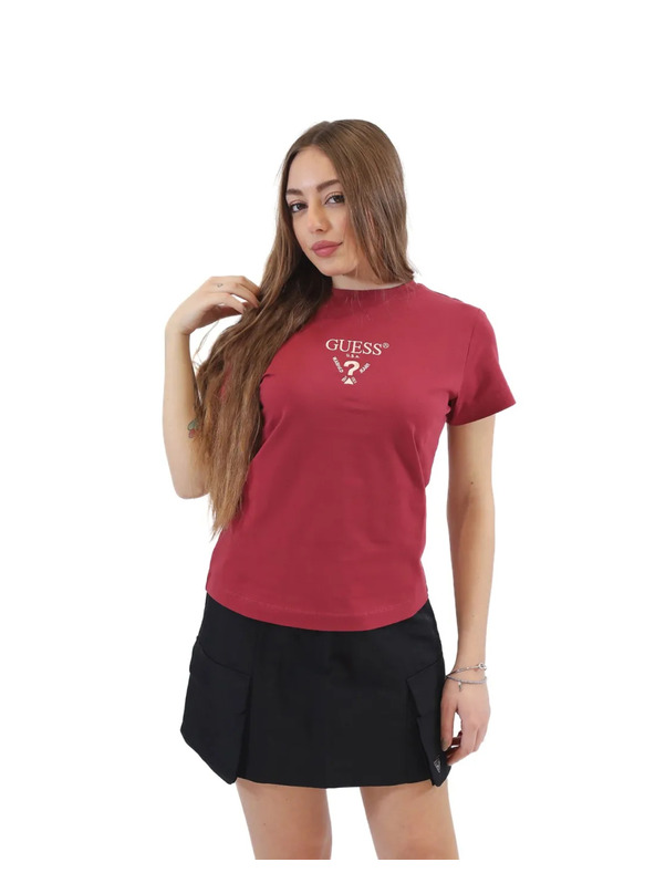 Guess Jeans Damen Rotes T-Shirt G580 von Guess Jeans