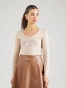 Guess Jeans Damen Beiges T-Shirt Python von Guess Jeans