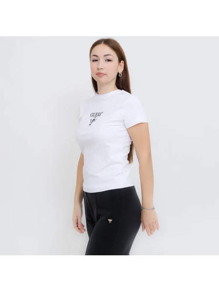 Guess Jeans Damen Weißes T-Shirt Colette von Guess Jeans