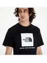 The North Face Herren schwarzes T-Shirt The North Face Raglan Redbox