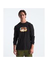 The North Face Herren schwarzes Langarm-T-Shirt The North Face Climb