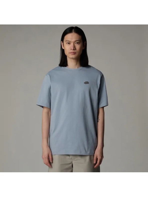 The North Face Herren blaues T-Shirt The North Face Smoked Pearl Natural Dye s/s Tee