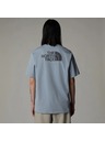 The North Face Herren blaues T-Shirt The North Face Smoked Pearl Natural Dye s/s Tee