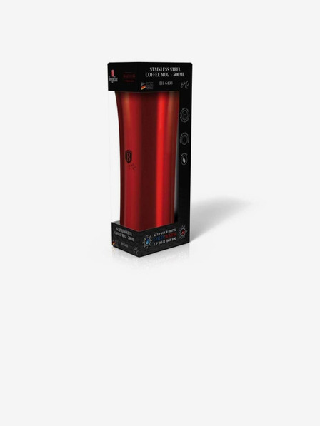 Berlingerhaus Thermobecher 500 ml Burgund Metallic Linie BERLINGERHAUS