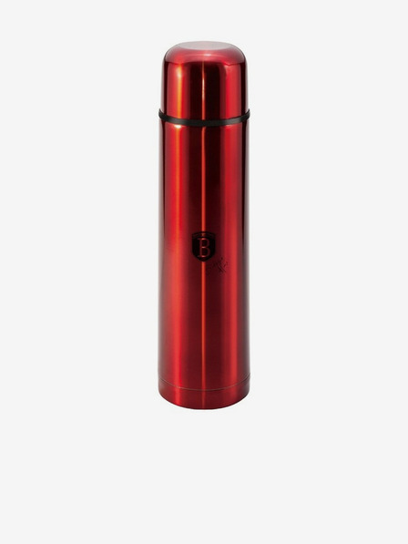 Berlingerhaus Thermoskanne aus Edelstahl 0,5 l Burgund Metallic Line BERLINGERHAUS