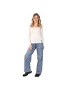 NAX Damenjeans nax NAX AWERA Flussblau