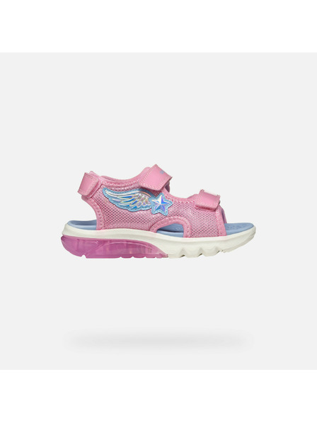 Geox Rosa Mädchen-Sandalen Geox Ciberdron