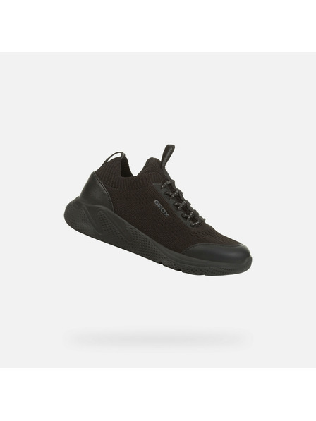 Geox Schwarze Jungen Sneaker Geox Sprintye