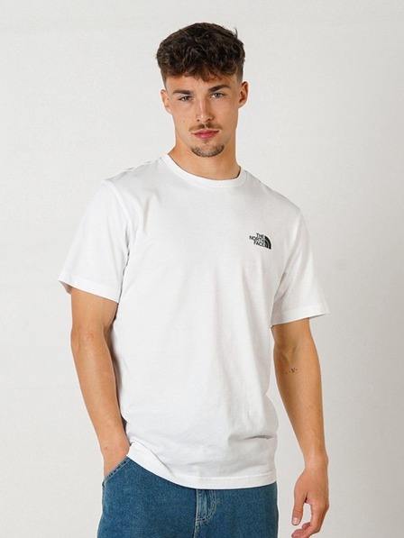 The North Face Herren weißes T-Shirt The North Face Simple Dome T-Shirt