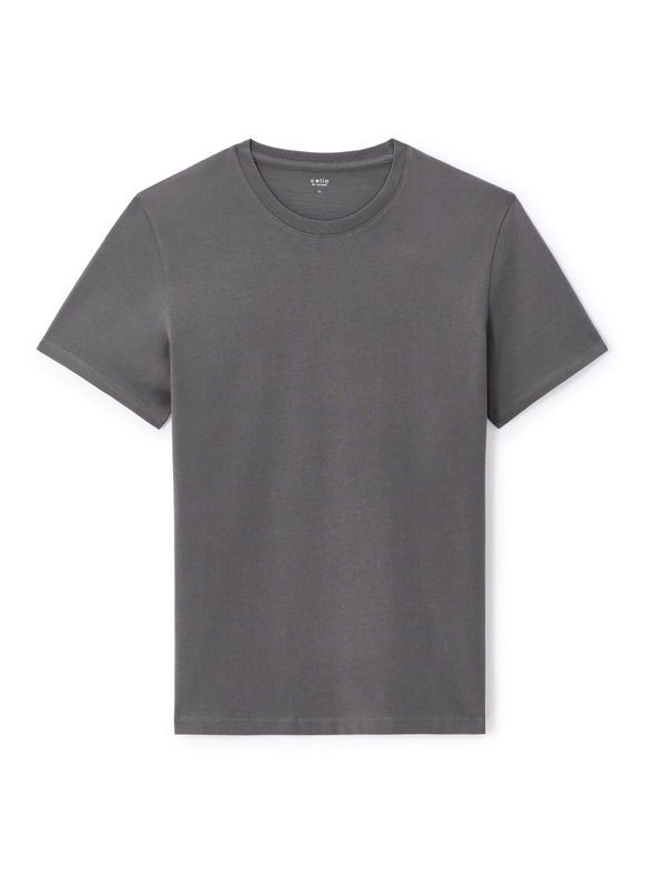 Celio Baumwoll-Shirt Tebase