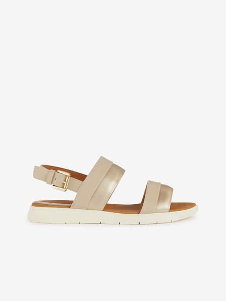Geox Beige Damensandalen Geox Dandra